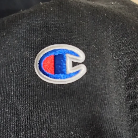 Champion Men's Black Hoodie Sweater - Picture 9 of 9